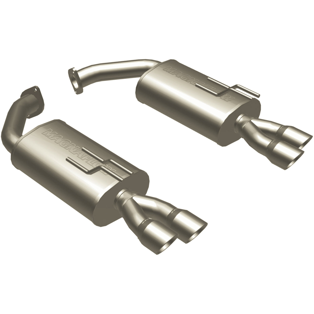 Street Series Stainless Axle-Back System MagnaFlow Exhaust Products Exhaust System Kit AXOPROS