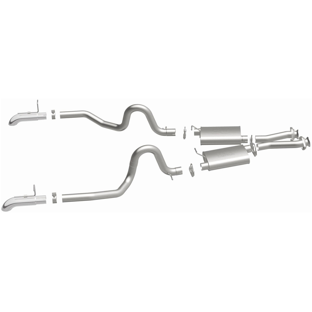 Street Series Stainless Cat-Back System MagnaFlow Exhaust Products Exhaust System Kit AXOPROS