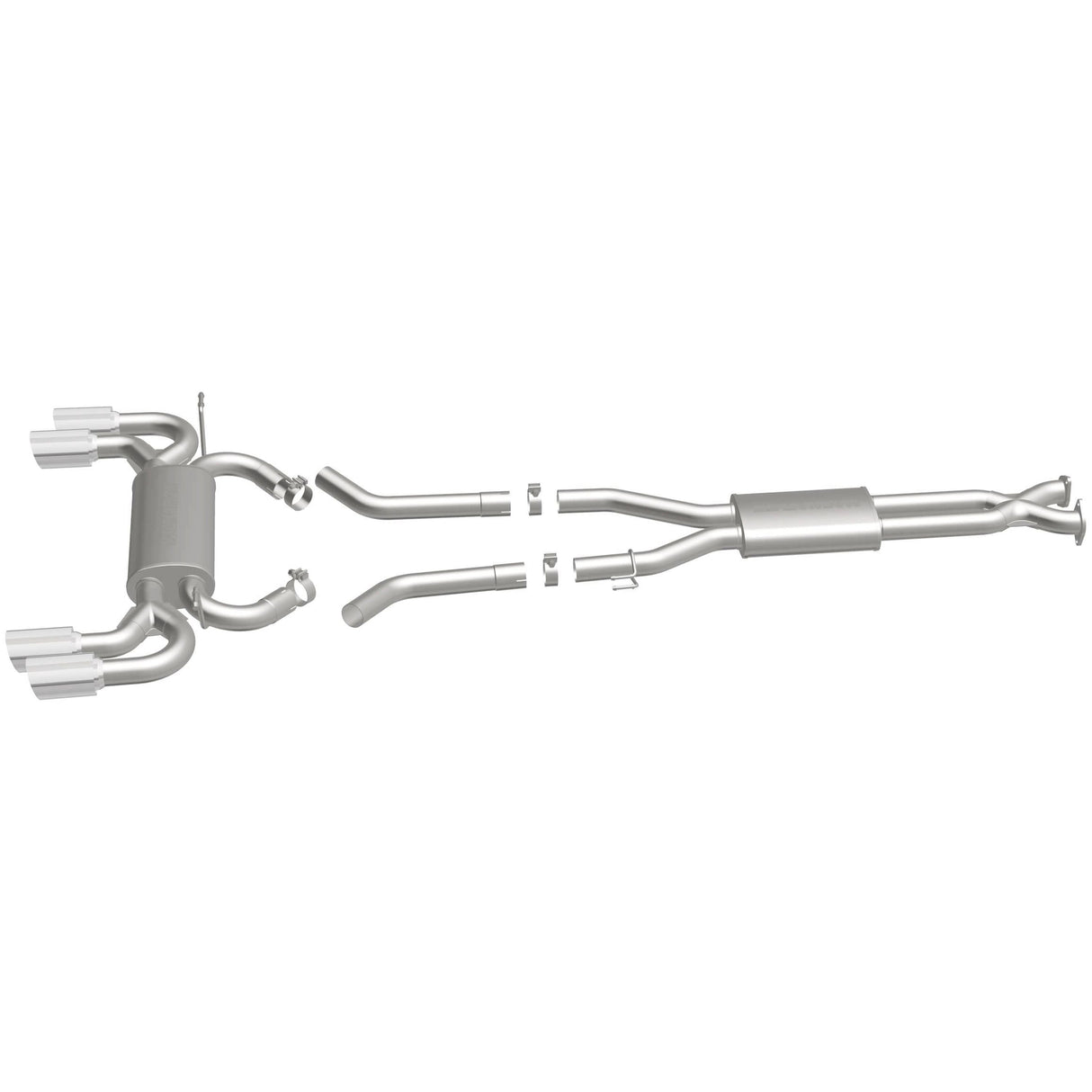 Street Series Stainless Cat-Back System MagnaFlow Exhaust Products Exhaust System Kit AXOPROS