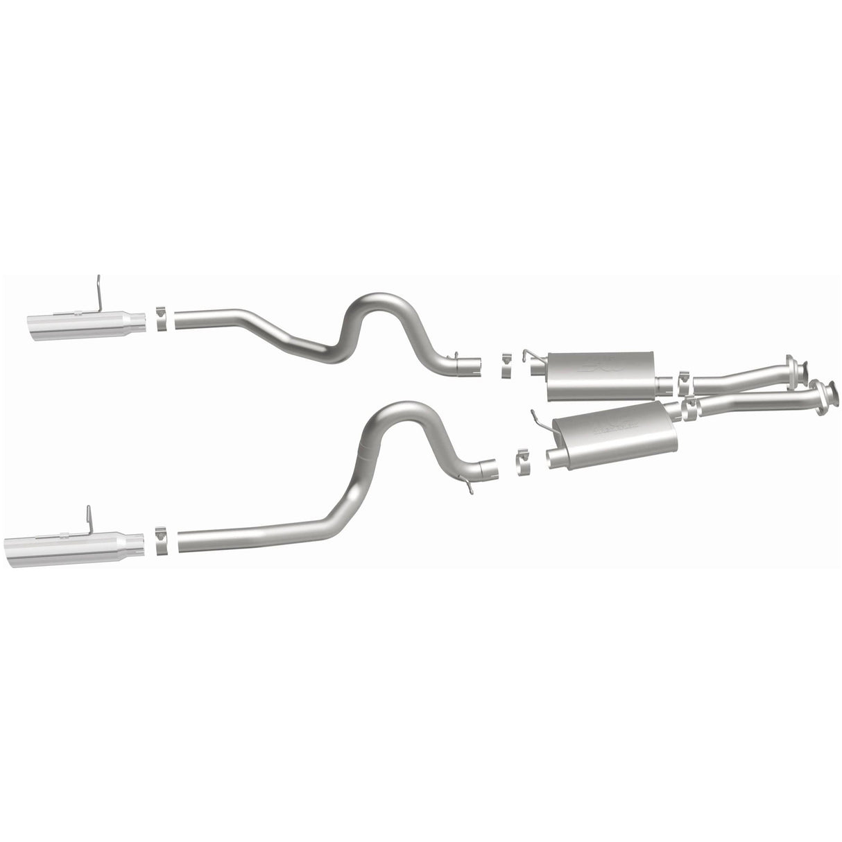 Street Series Stainless Cat-Back System MagnaFlow Exhaust Products Exhaust System Kit AXOPROS