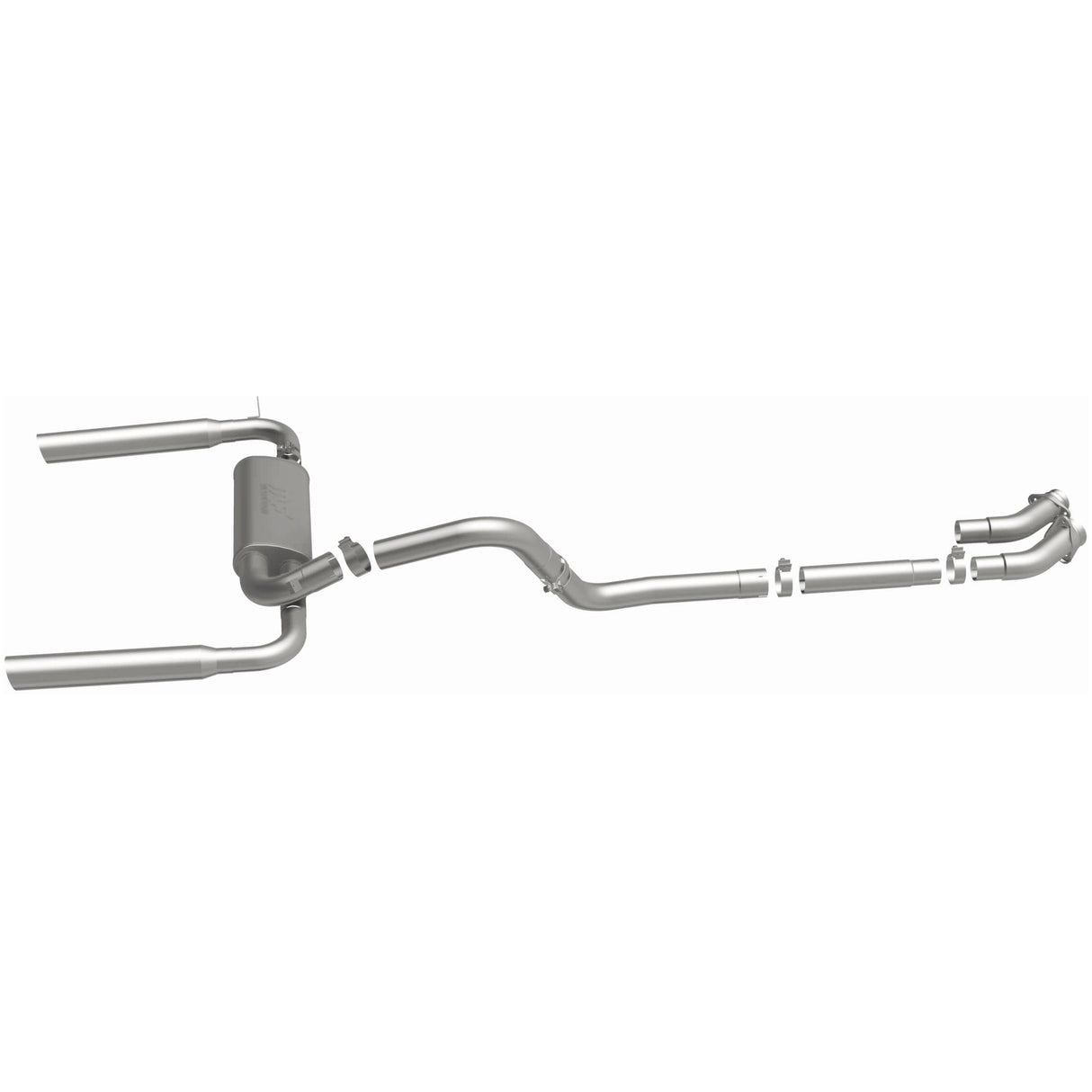 Street Series Stainless Cat-Back System MagnaFlow Exhaust Products Exhaust System Kit AXOPROS