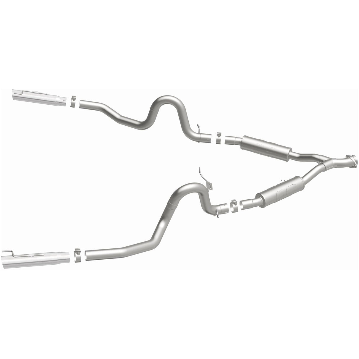 Street Series Stainless Cat-Back System MagnaFlow Exhaust Products Exhaust System Kit AXOPROS
