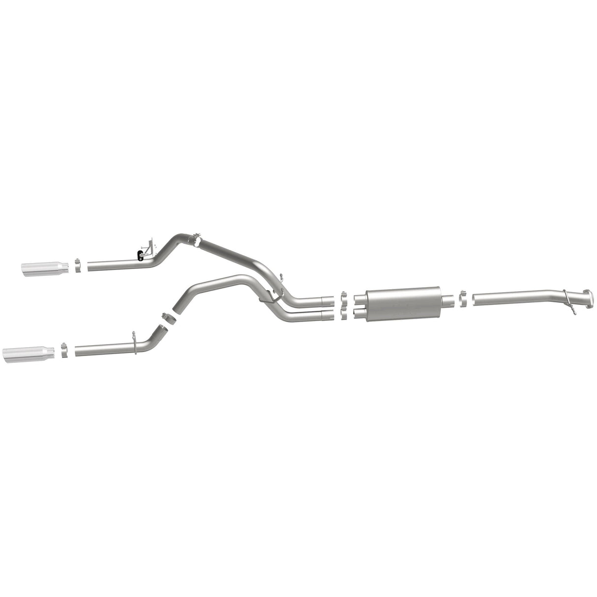Street Series Stainless Cat-Back System MagnaFlow Exhaust Products Exhaust System Kit AXOPROS