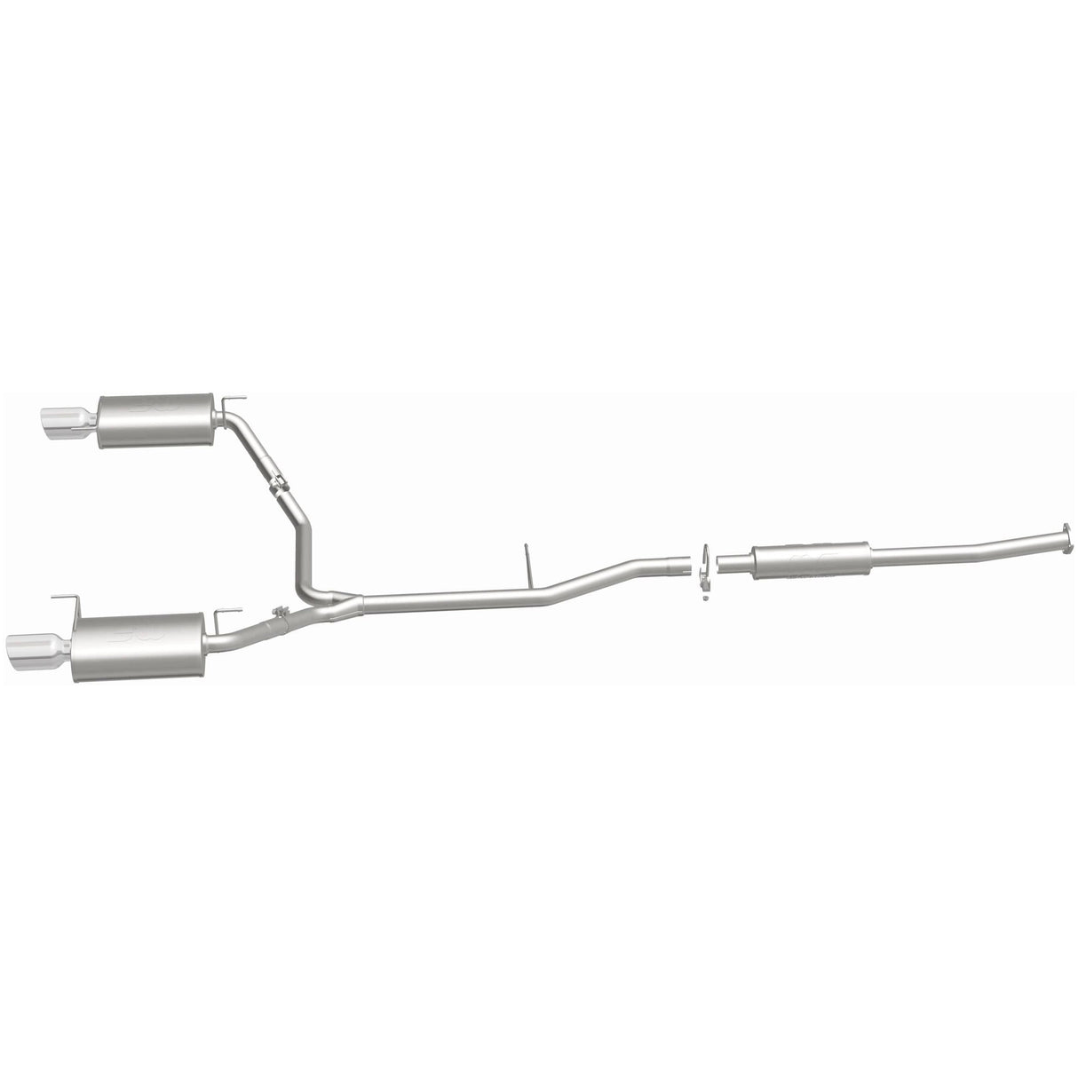 Street Series Stainless Cat-Back System MagnaFlow Exhaust Products Exhaust System Kit AXOPROS