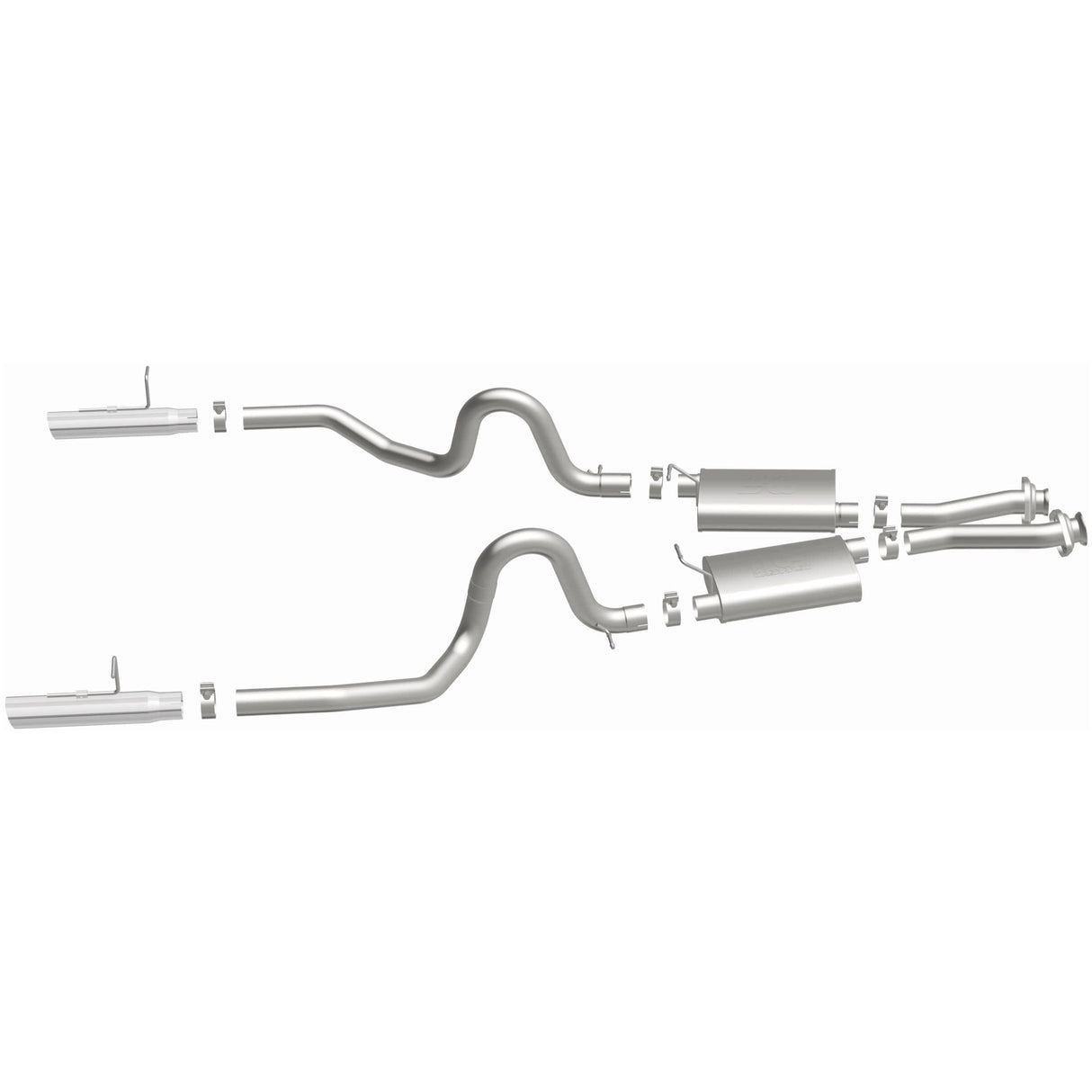 Street Series Stainless Cat-Back System MagnaFlow Exhaust Products Exhaust System Kit AXOPROS