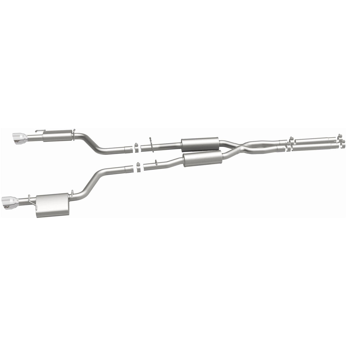 Street Series Stainless Cat-Back System MagnaFlow Exhaust Products Exhaust System Kit AXOPROS