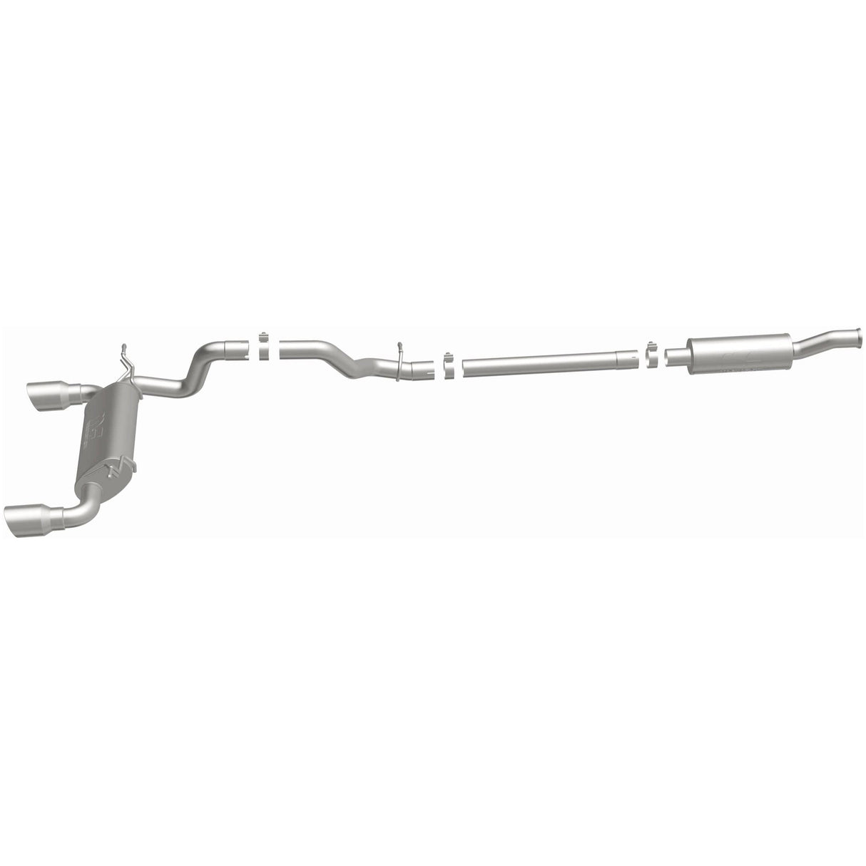 Street Series Stainless Cat-Back System MagnaFlow Exhaust Products Exhaust System Kit AXOPROS