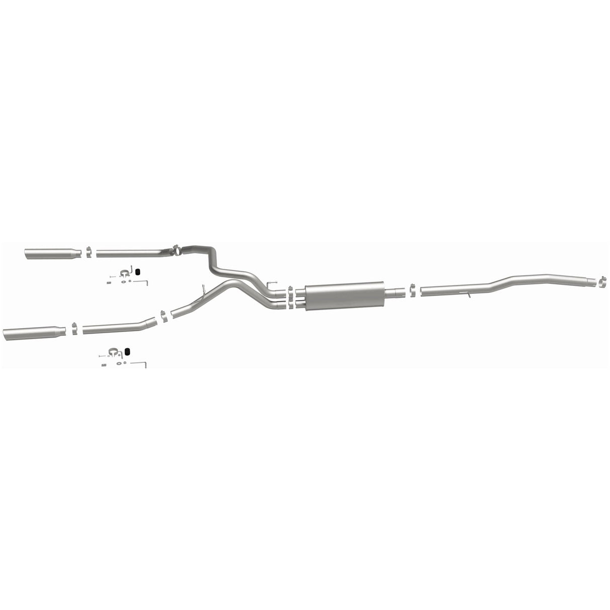 Street Series Stainless Cat-Back System MagnaFlow Exhaust Products Exhaust System Kit AXOPROS