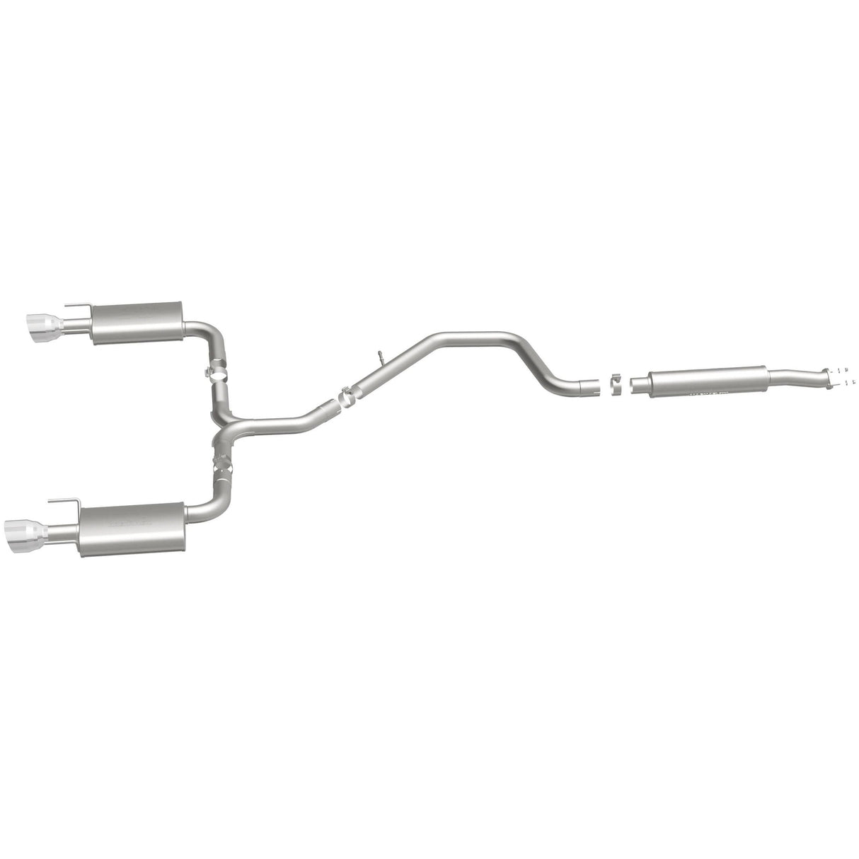 Street Series Stainless Cat-Back System MagnaFlow Exhaust Products Exhaust System Kit AXOPROS