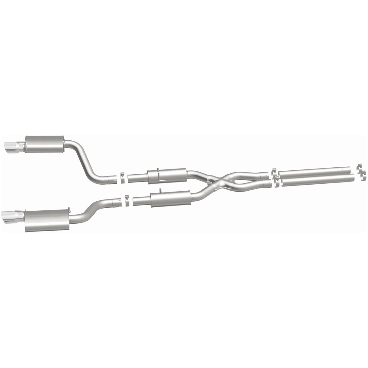 Street Series Stainless Cat-Back System MagnaFlow Exhaust Products Exhaust System Kit AXOPROS