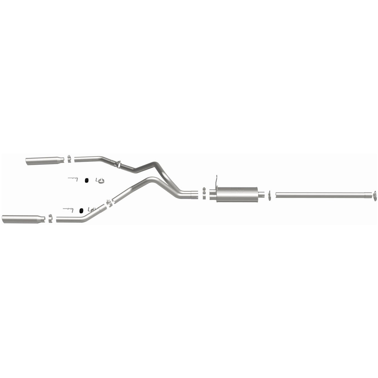 Street Series Stainless Cat-Back System MagnaFlow Exhaust Products Exhaust System Kit AXOPROS