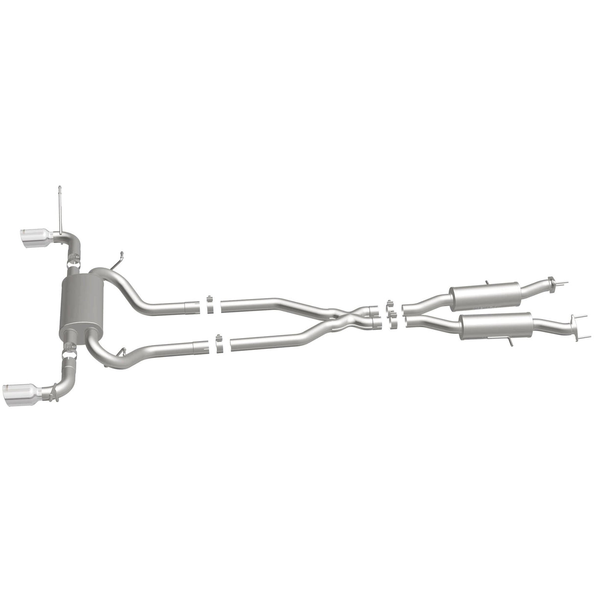 Street Series Stainless Cat-Back System MagnaFlow Exhaust Products Exhaust System Kit AXOPROS