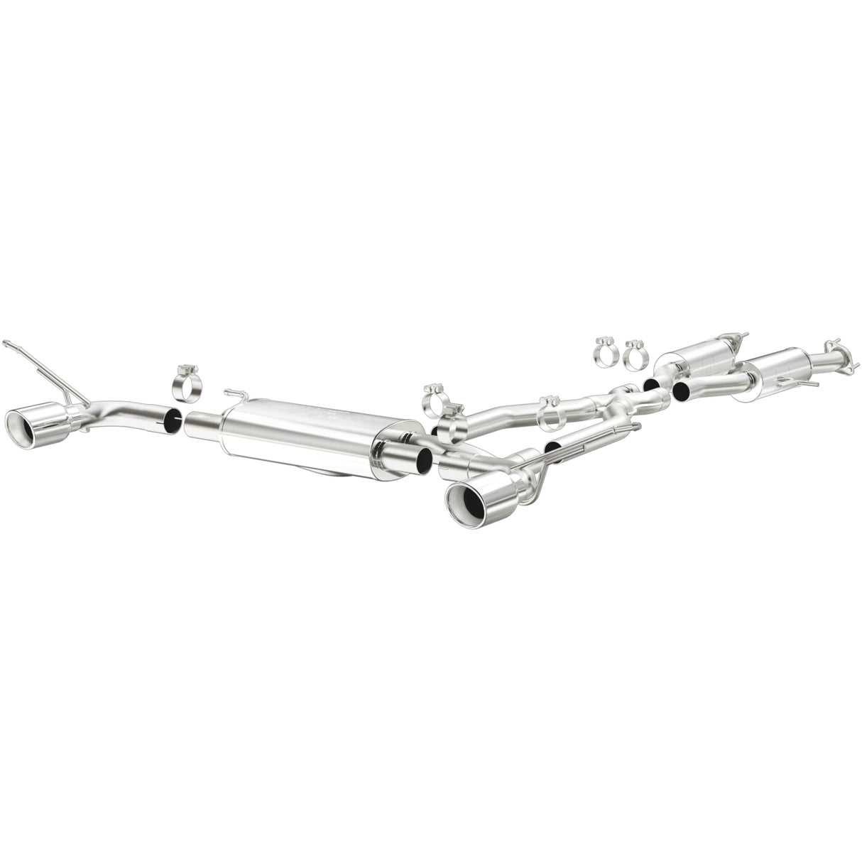 Street Series Stainless Cat-Back System MagnaFlow Exhaust Products Exhaust System Kit AXOPROS