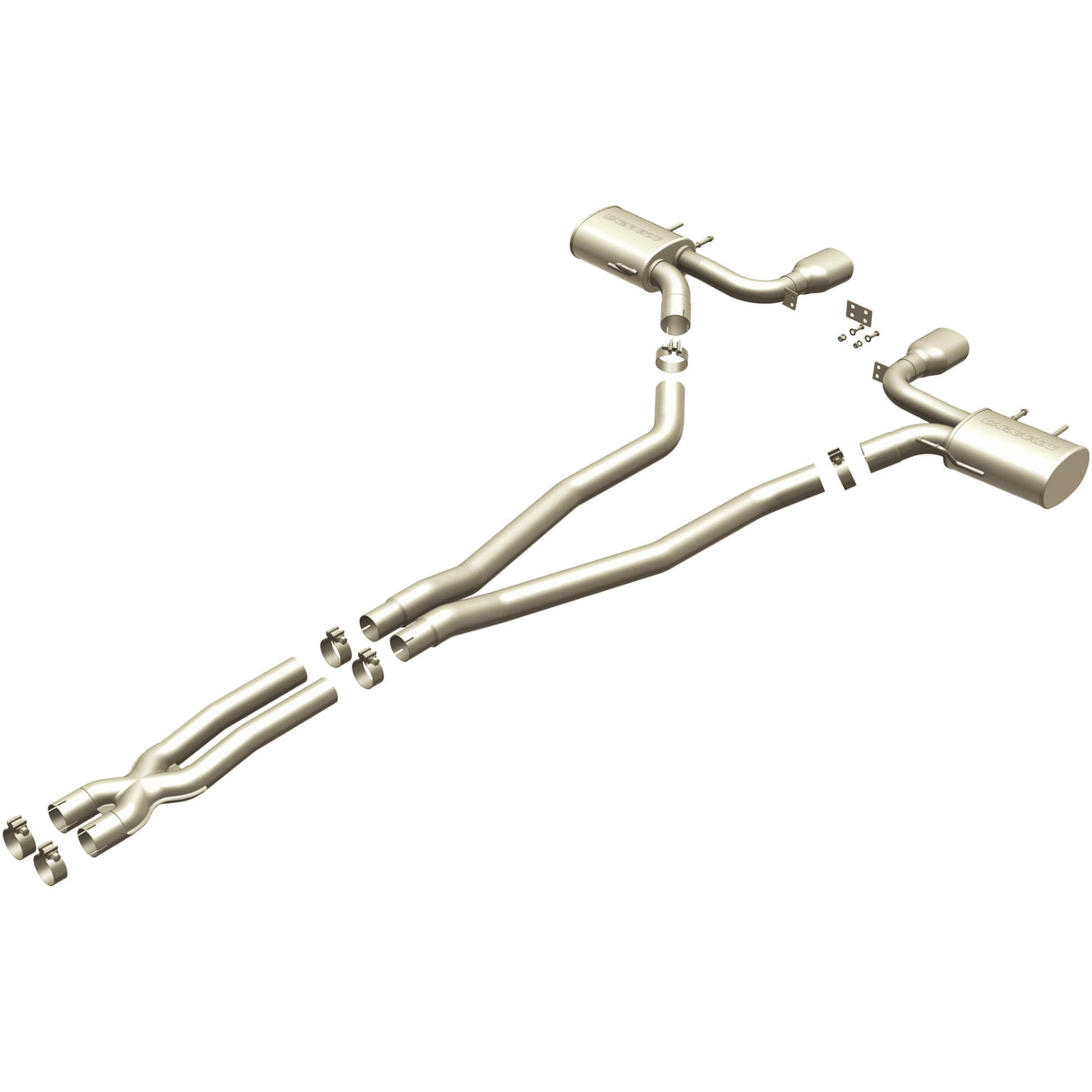 Street Series Stainless Cat-Back System MagnaFlow Exhaust Products Exhaust System Kit AXOPROS