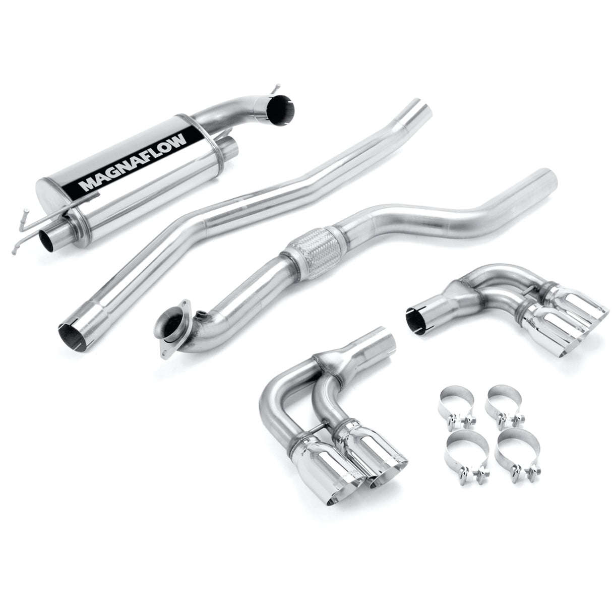 Street Series Stainless Cat-Back System MagnaFlow Exhaust Products Exhaust System Kit AXOPROS