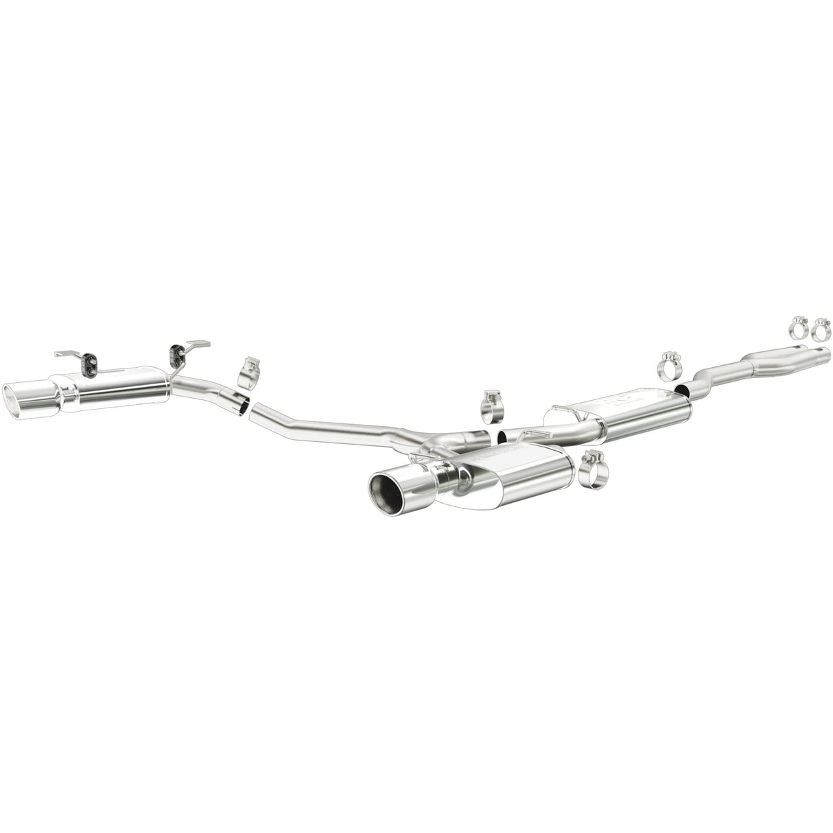 Street Series Stainless Cat-Back System MagnaFlow Exhaust Products Exhaust System Kit AXOPROS