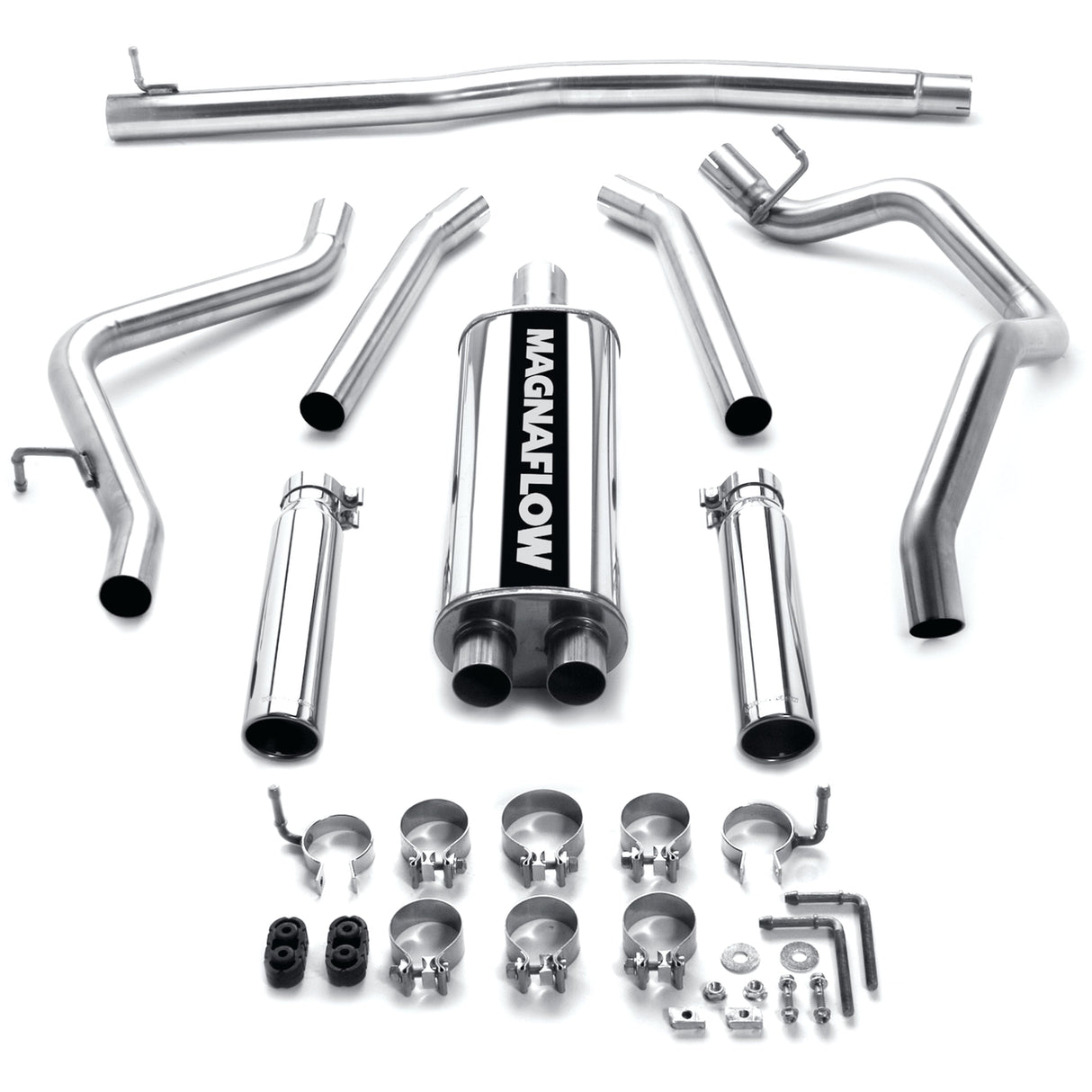 Street Series Stainless Cat-Back System MagnaFlow Exhaust Products Exhaust System Kit AXOPROS