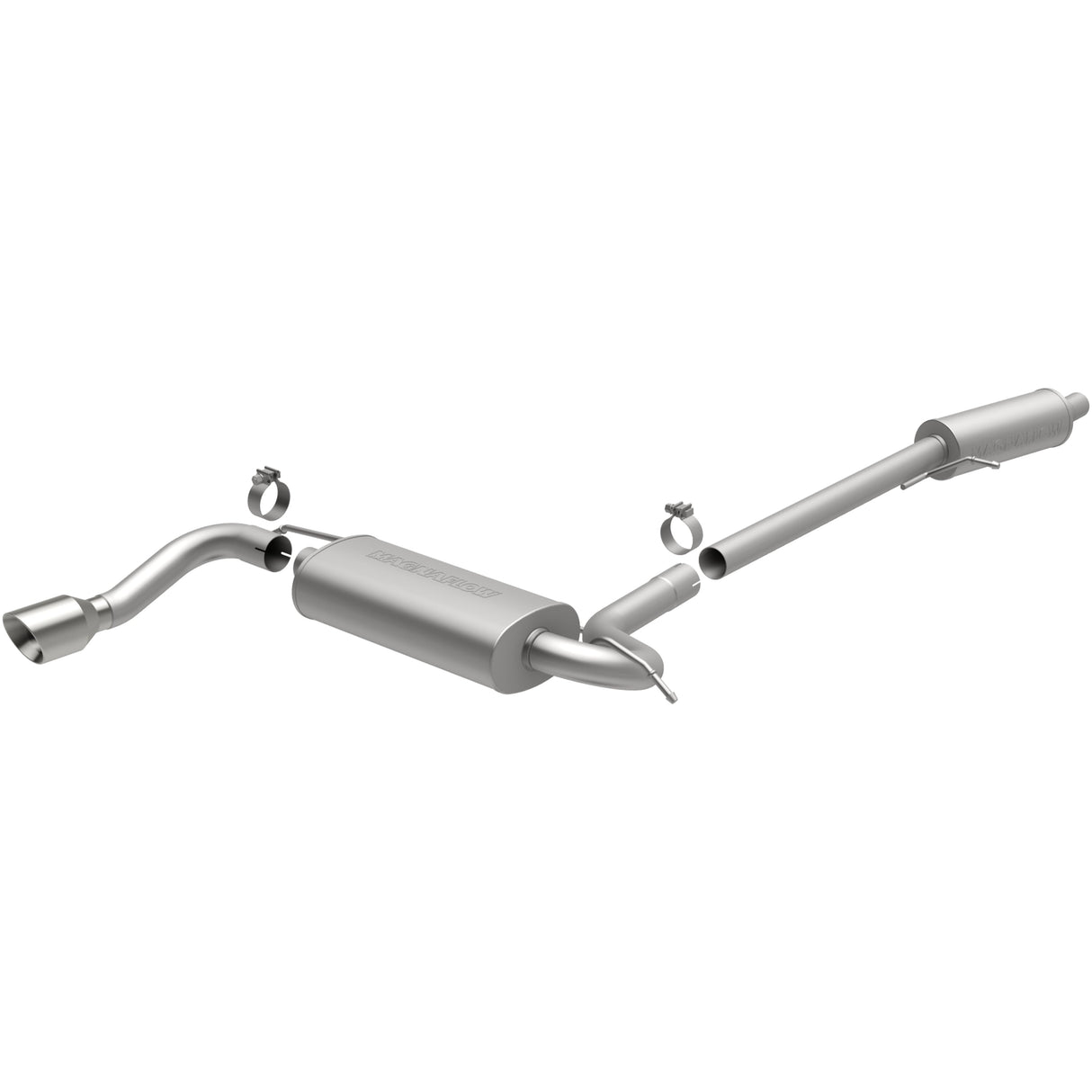 Street Series Stainless Cat-Back System MagnaFlow Exhaust Products Exhaust System Kit AXOPROS