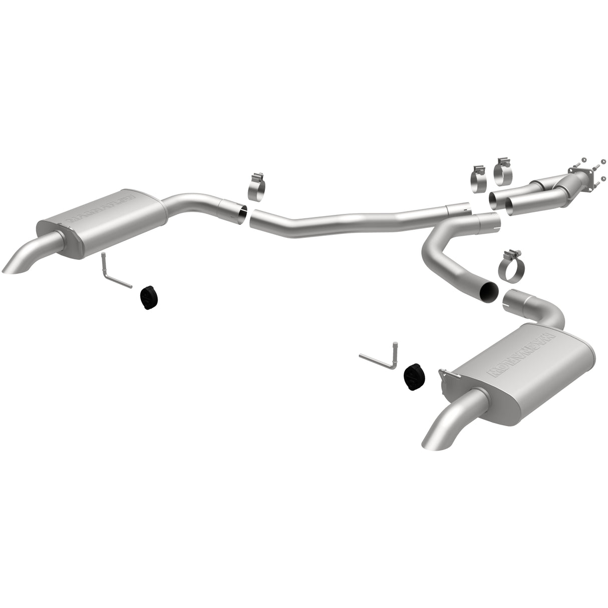 Street Series Stainless Cat-Back System MagnaFlow Exhaust Products Exhaust System Kit AXOPROS