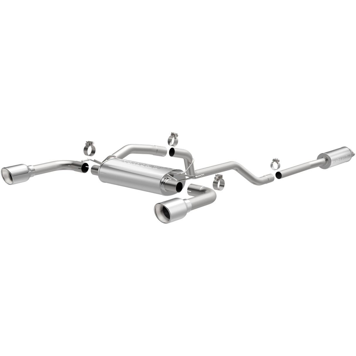 Street Series Stainless Cat-Back System MagnaFlow Exhaust Products Exhaust System Kit AXOPROS