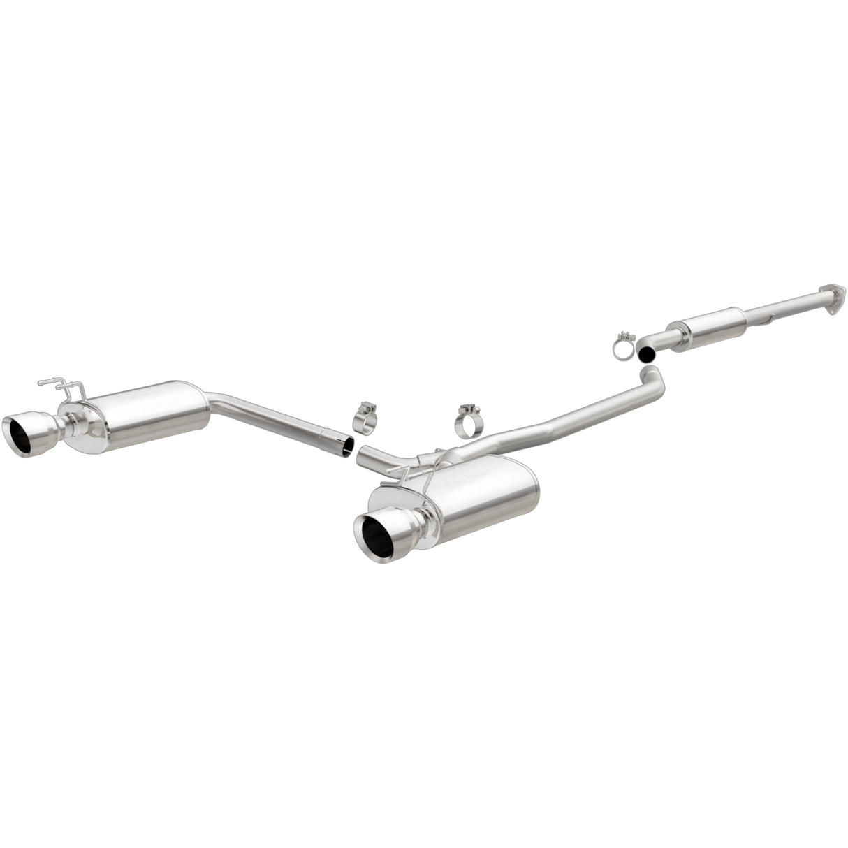 Street Series Stainless Cat-Back System MagnaFlow Exhaust Products Exhaust System Kit AXOPROS