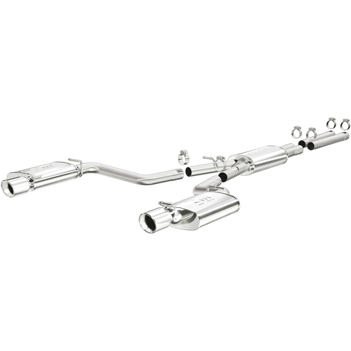 Street Series Stainless Cat-Back System MagnaFlow Exhaust Products Exhaust System Kit AXOPROS
