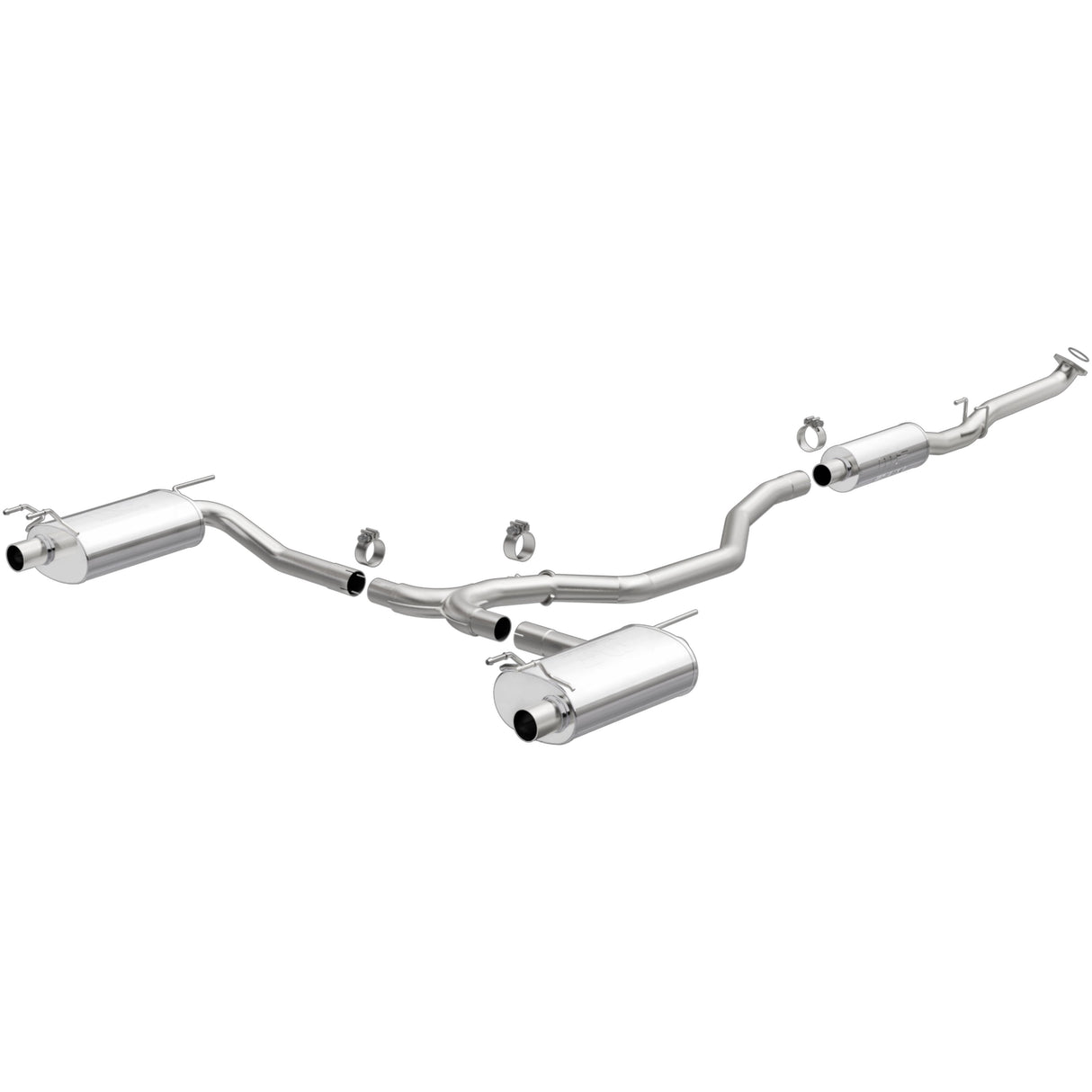 Street Series Stainless Cat-Back System MagnaFlow Exhaust Products Exhaust System Kit AXOPROS