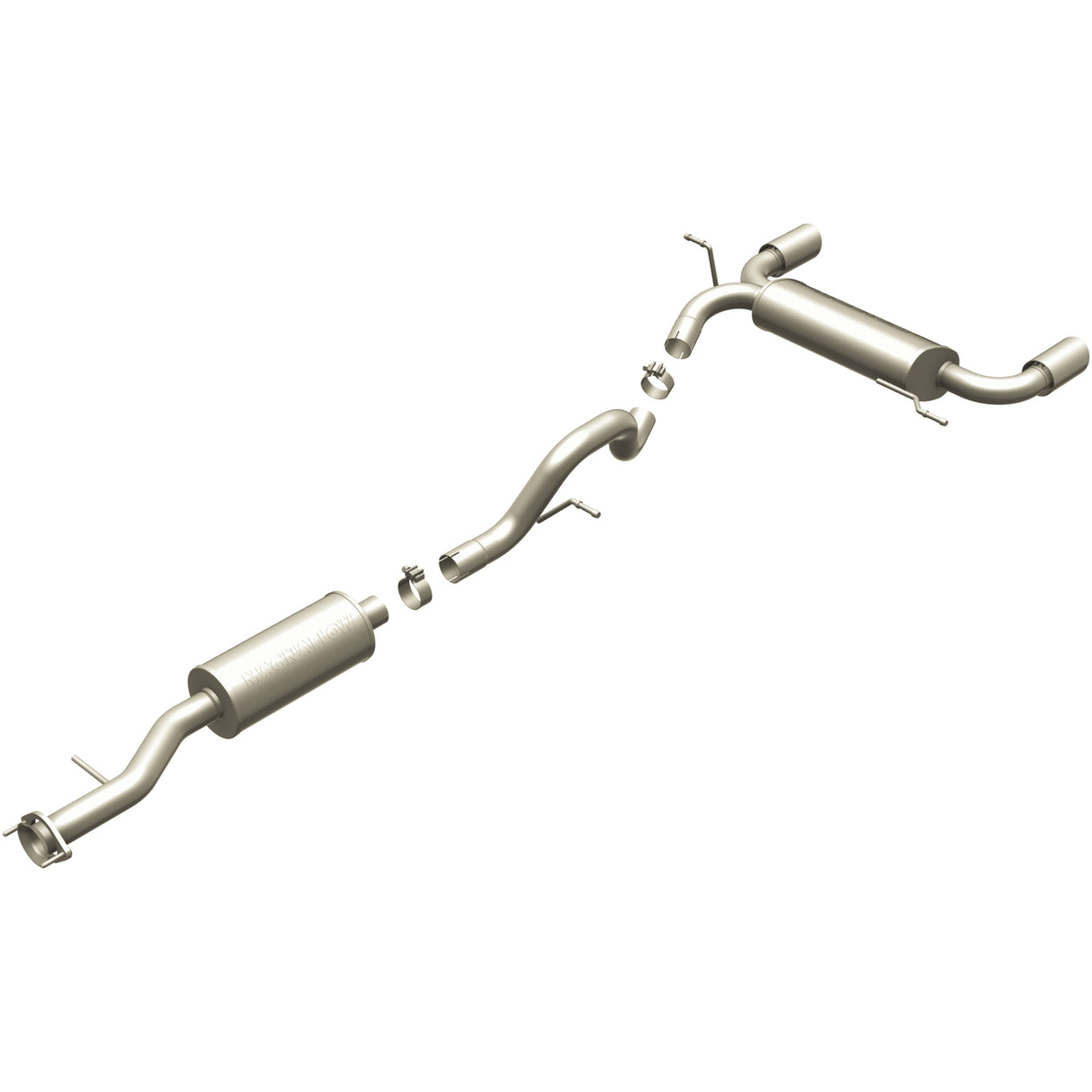 Street Series Stainless Cat-Back System MagnaFlow Exhaust Products Exhaust System Kit AXOPROS