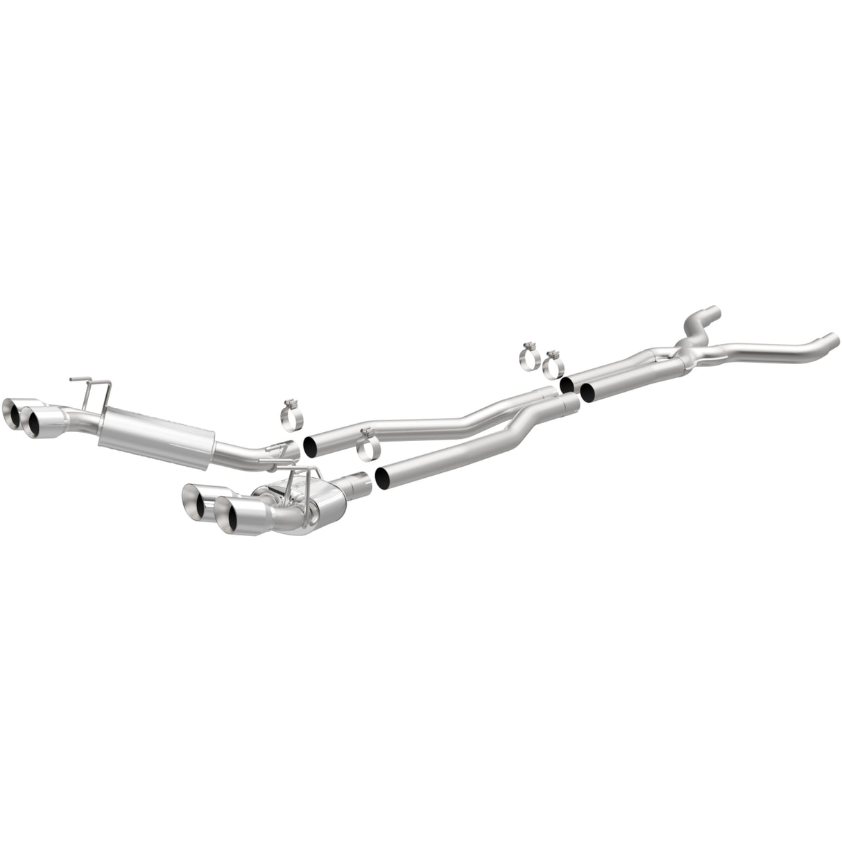 Street Series Stainless Cat-Back System MagnaFlow Exhaust Products Exhaust System Kit AXOPROS