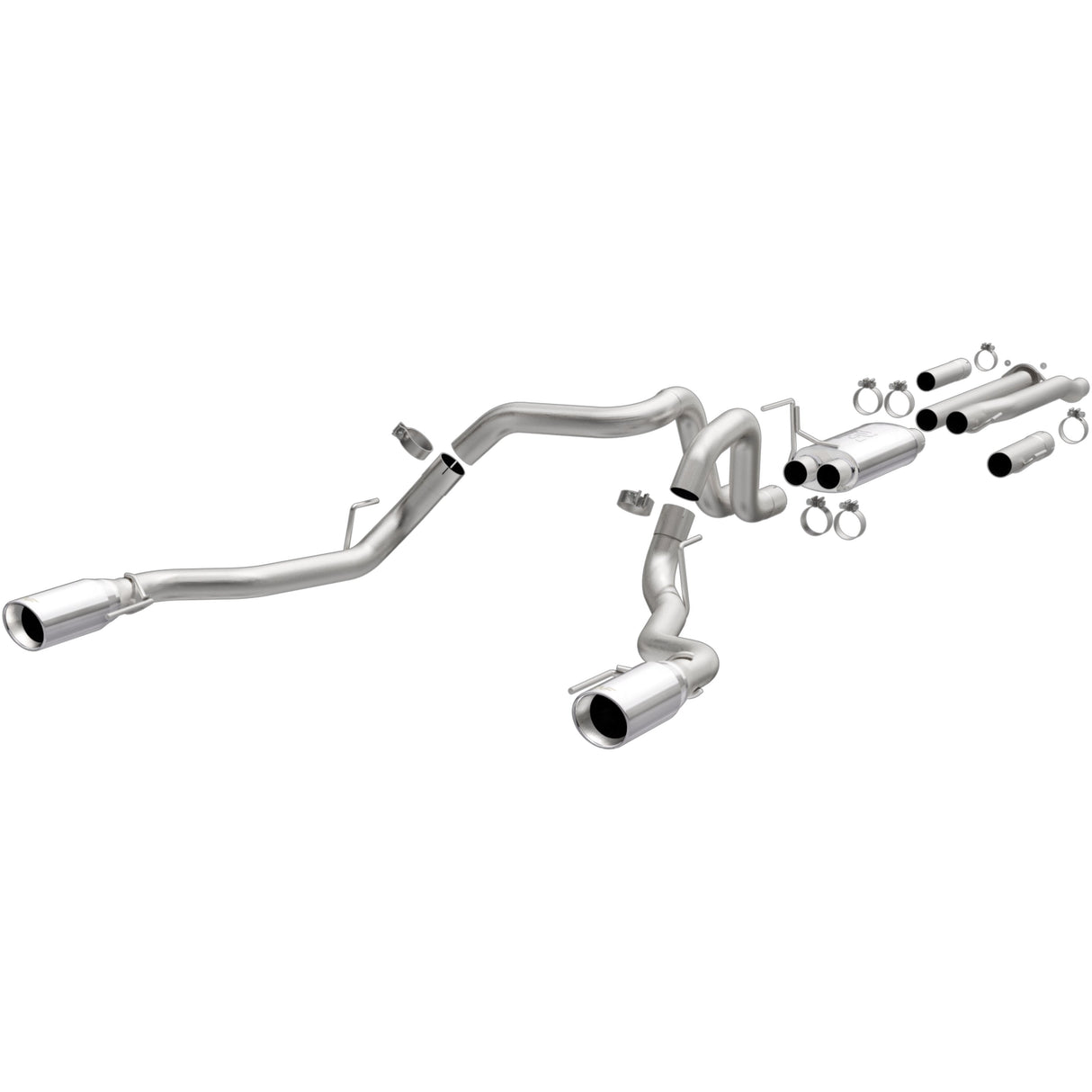 Street Series Stainless Cat-Back System MagnaFlow Exhaust Products Exhaust System Kit AXOPROS