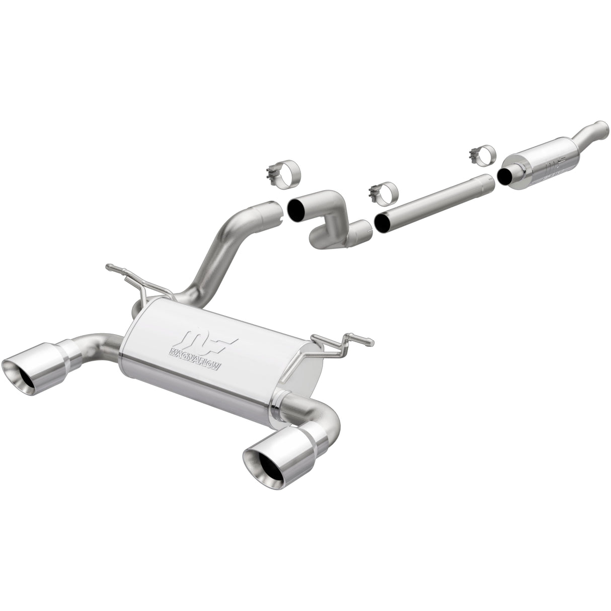 Street Series Stainless Cat-Back System MagnaFlow Exhaust Products Exhaust System Kit AXOPROS