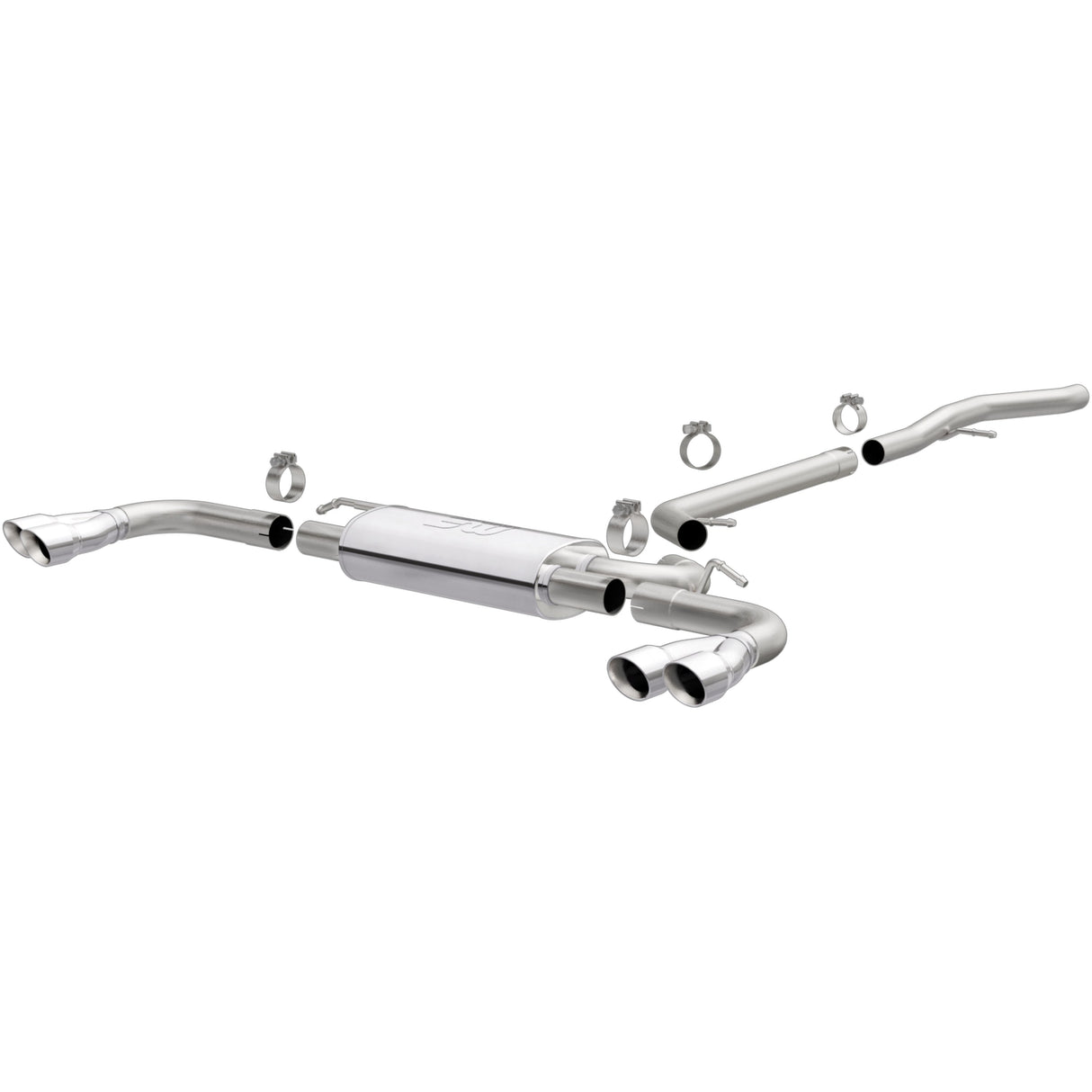 Street Series Stainless Cat-Back System MagnaFlow Exhaust Products Exhaust System Kit AXOPROS