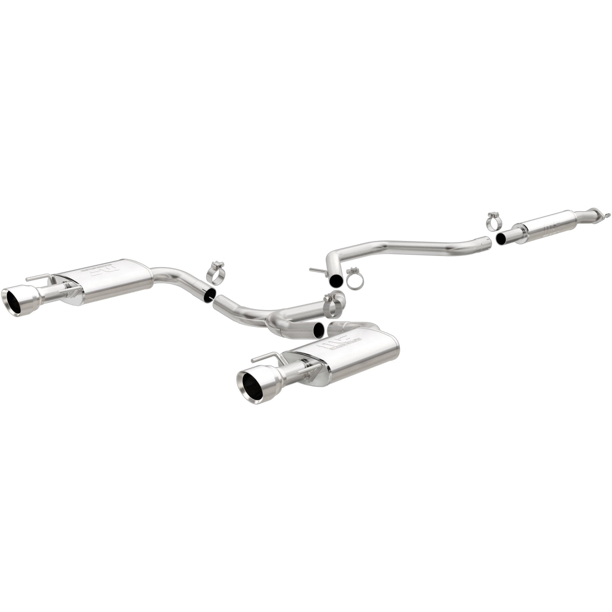 Street Series Stainless Cat-Back System MagnaFlow Exhaust Products Exhaust System Kit AXOPROS