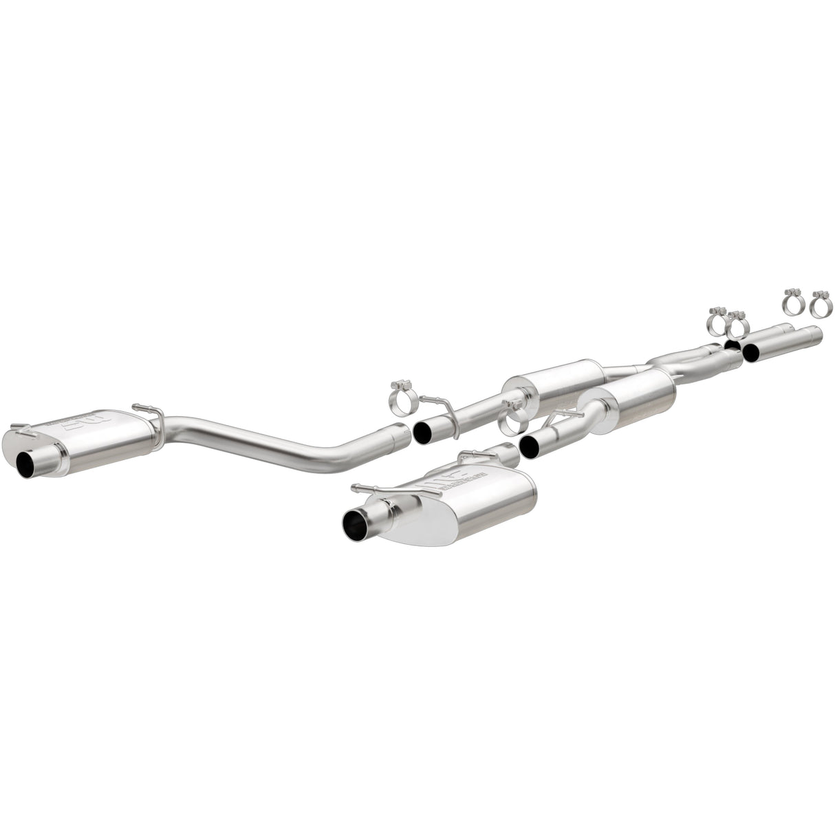 Street Series Stainless Cat-Back System MagnaFlow Exhaust Products Exhaust System Kit AXOPROS