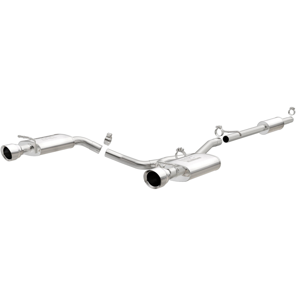 Street Series Stainless Cat-Back System MagnaFlow Exhaust Products Exhaust System Kit AXOPROS
