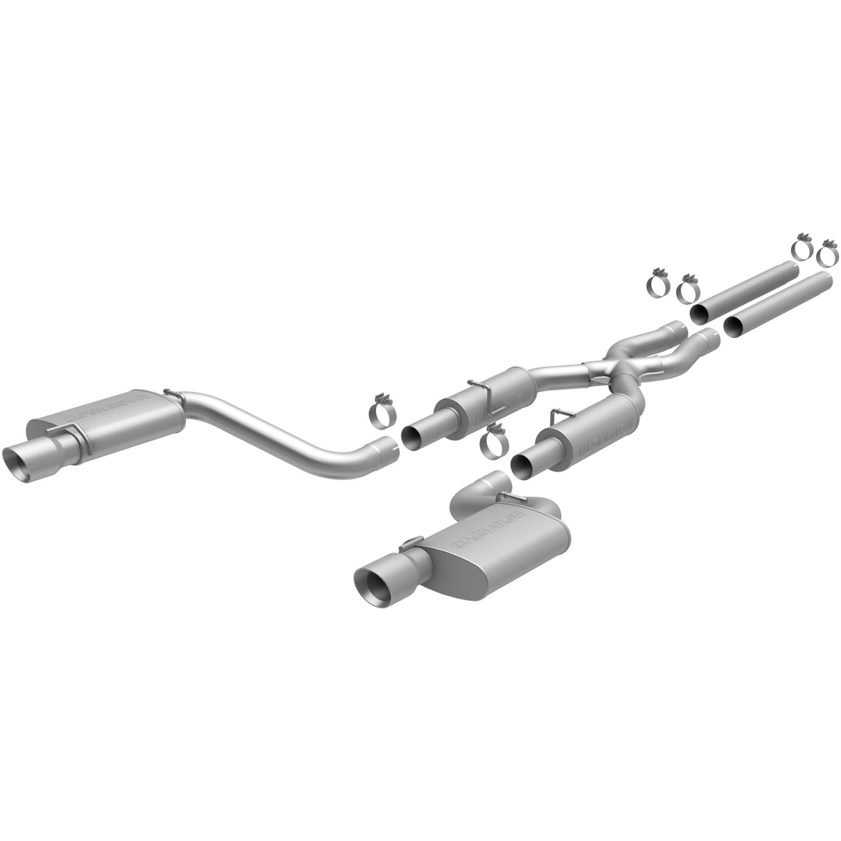 Street Series Stainless Cat-Back System MagnaFlow Exhaust Products Exhaust System Kit AXOPROS