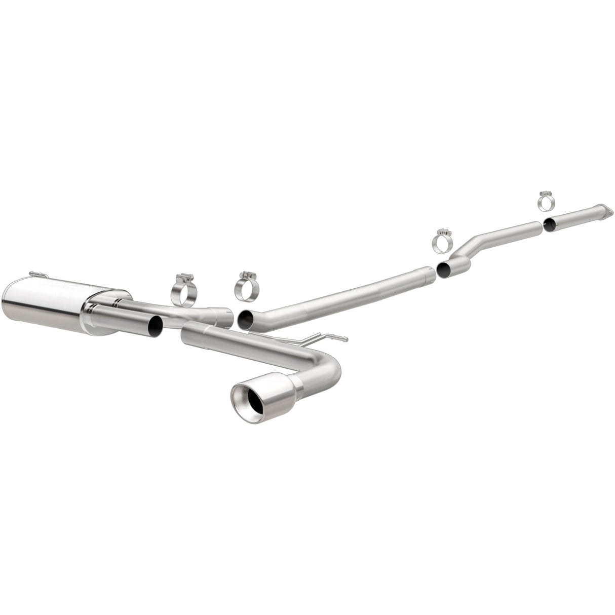 Street Series Stainless Cat-Back System MagnaFlow Exhaust Products Exhaust System Kit AXOPROS