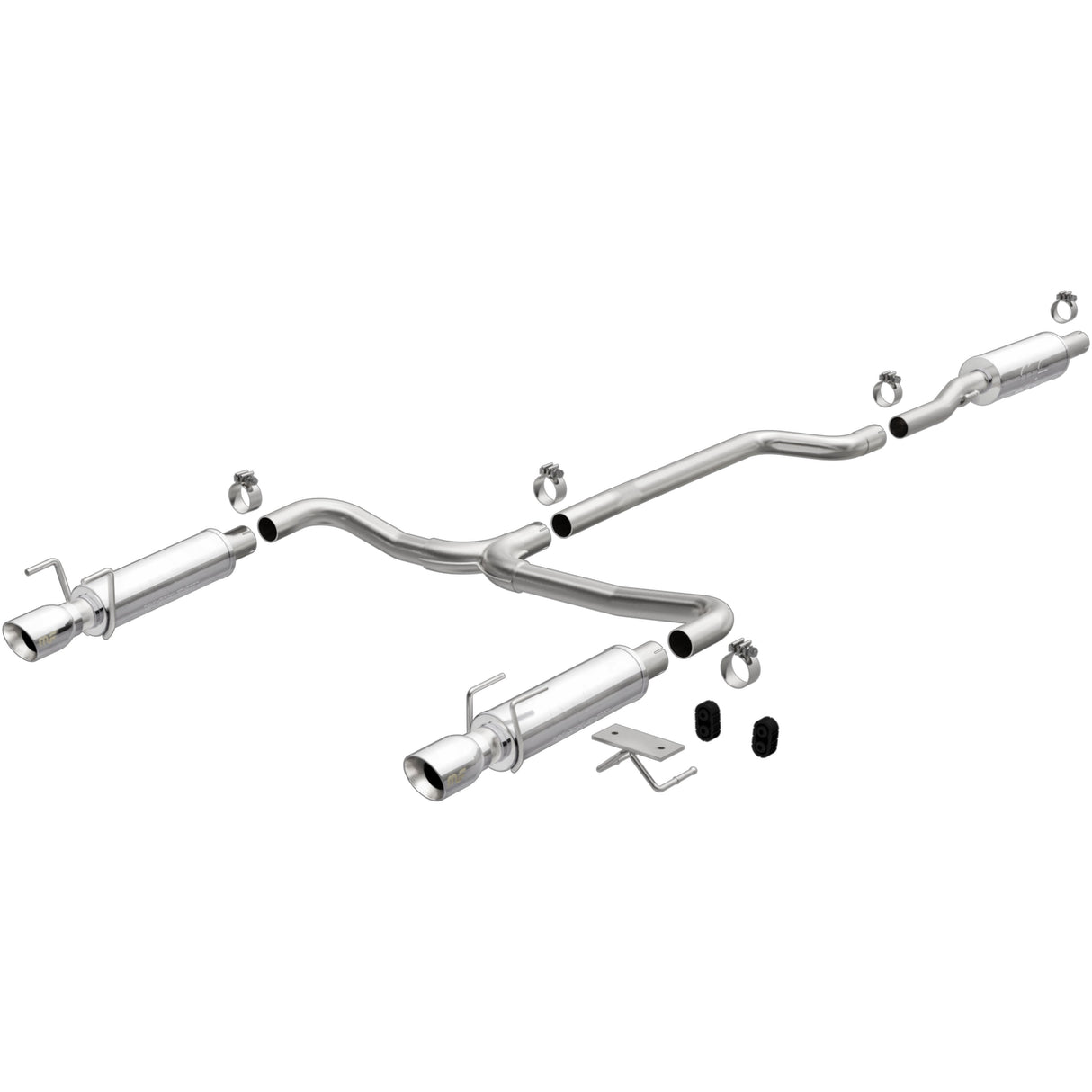 Street Series Stainless Cat-Back System MagnaFlow Exhaust Products Exhaust System Kit AXOPROS