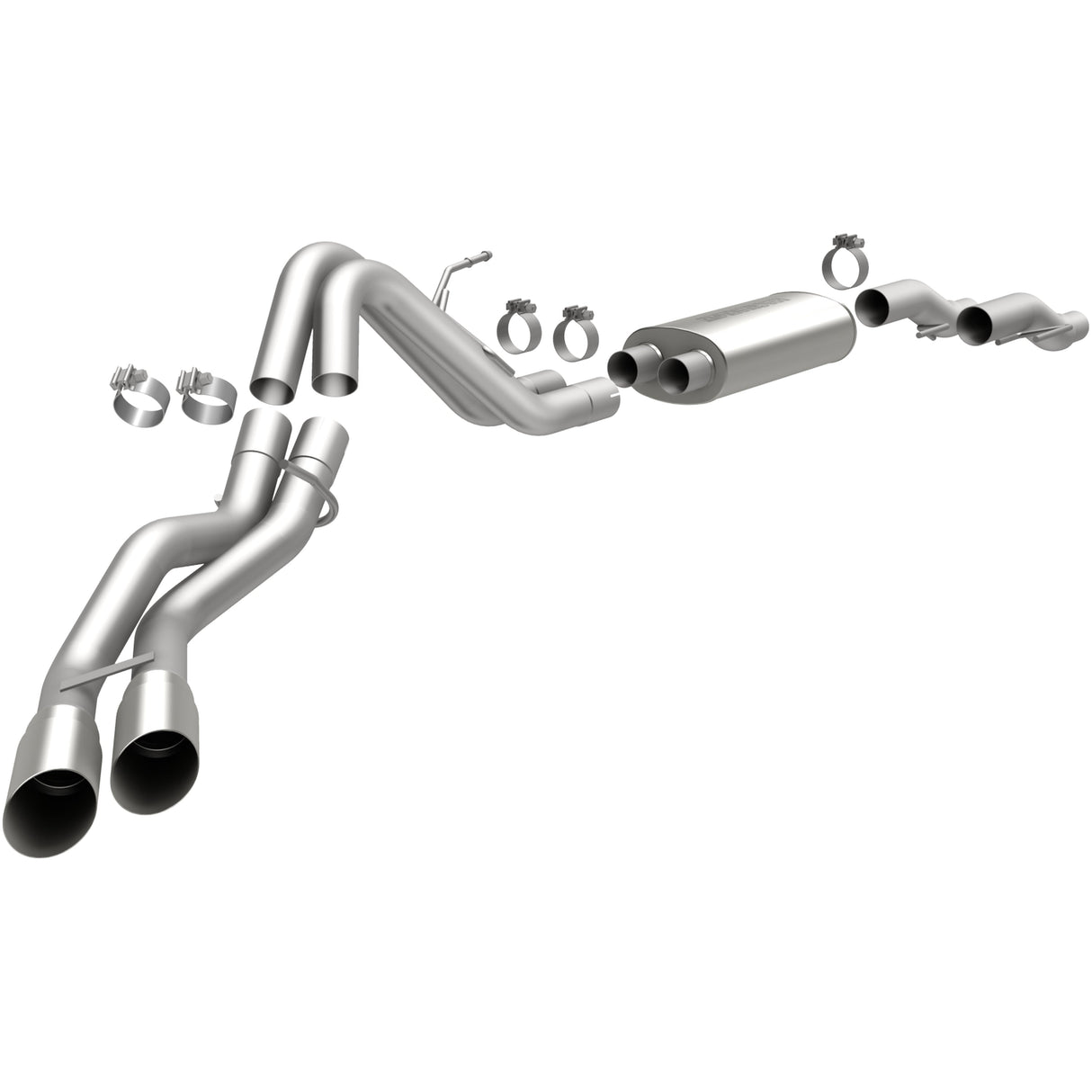 Street Series Stainless Cat-Back System MagnaFlow Exhaust Products Exhaust System Kit AXOPROS