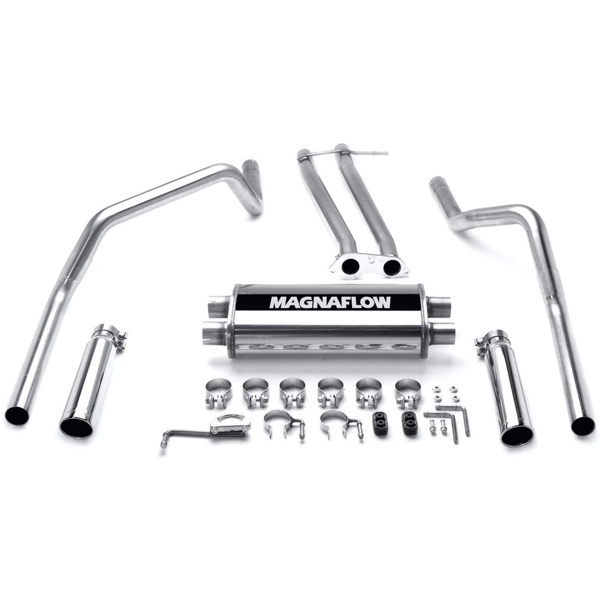 Street Series Stainless Cat-Back System MagnaFlow Exhaust Products Exhaust System Kit AXOPROS