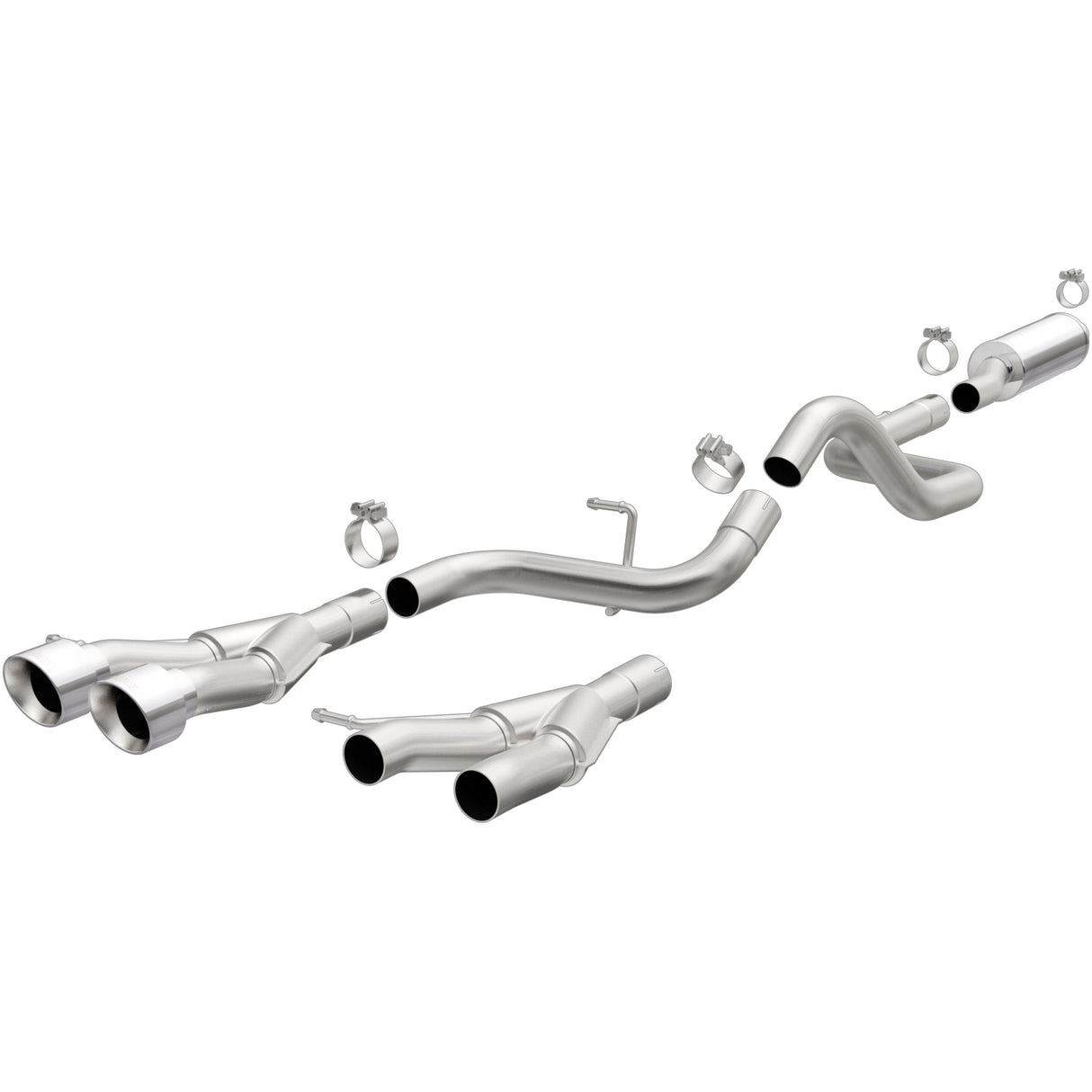 Street Series Stainless Cat-Back System MagnaFlow Exhaust Products Exhaust System Kit AXOPROS