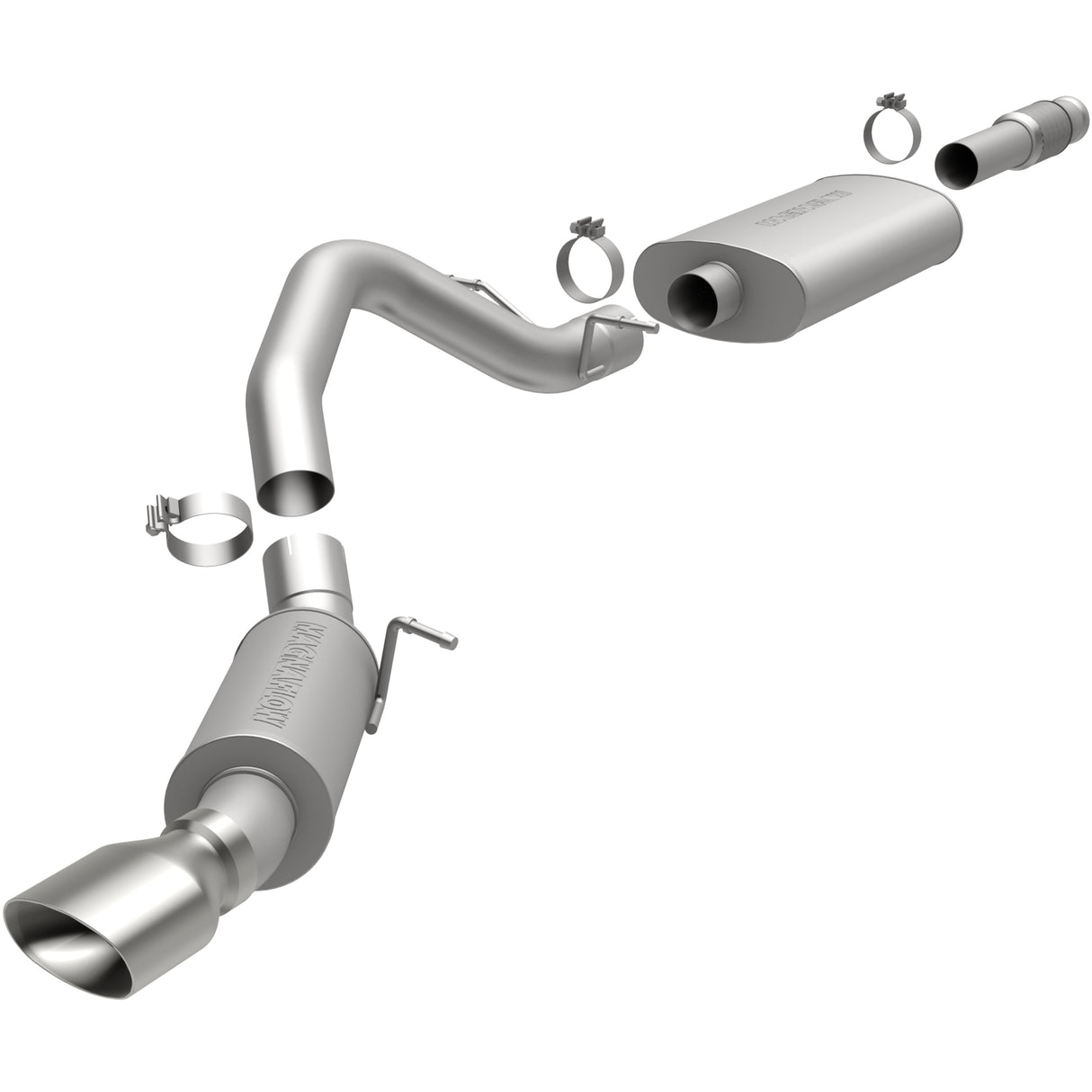 Street Series Stainless Cat-Back System MagnaFlow Exhaust Products Exhaust System Kit AXOPROS
