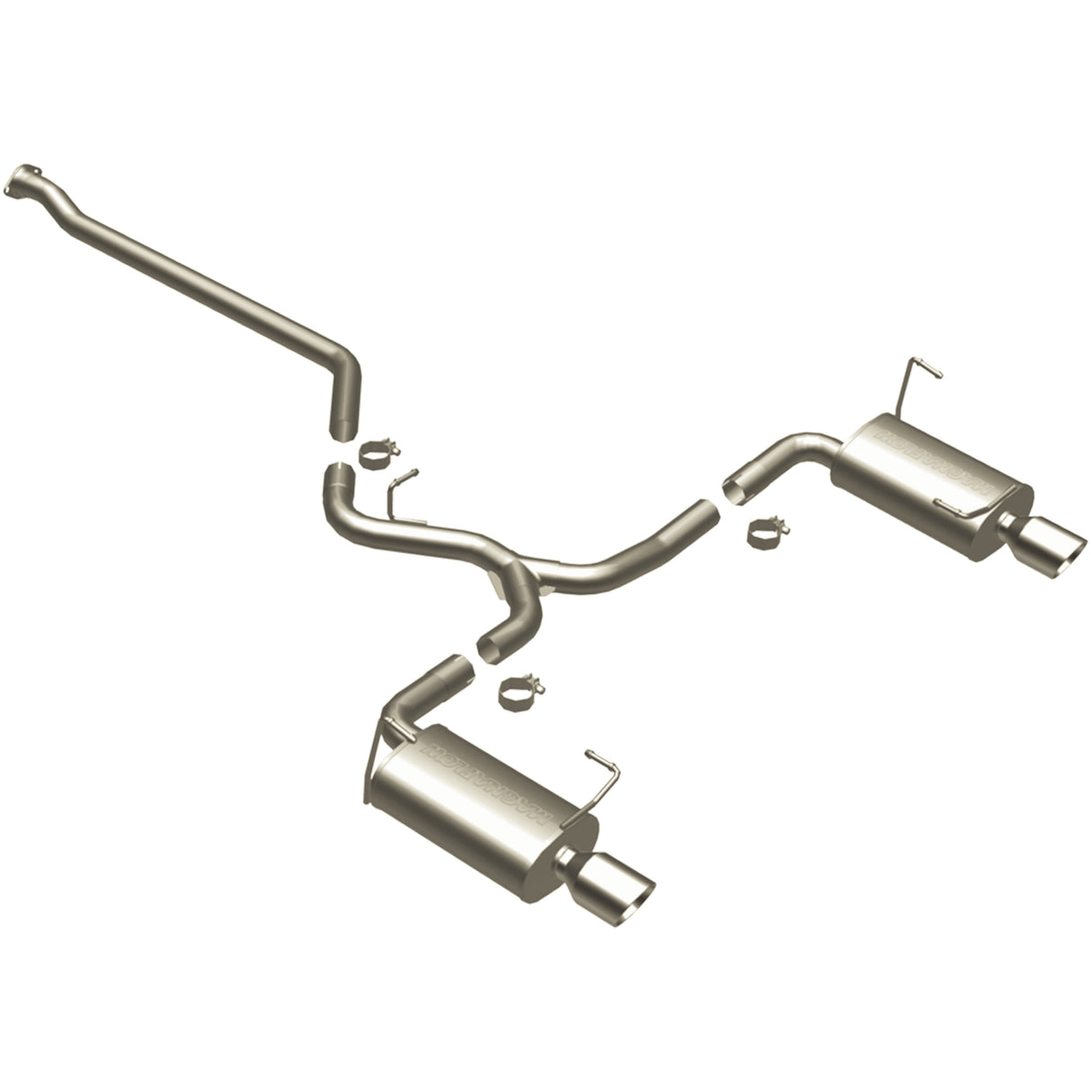 Street Series Stainless Cat-Back System MagnaFlow Exhaust Products Exhaust System Kit AXOPROS