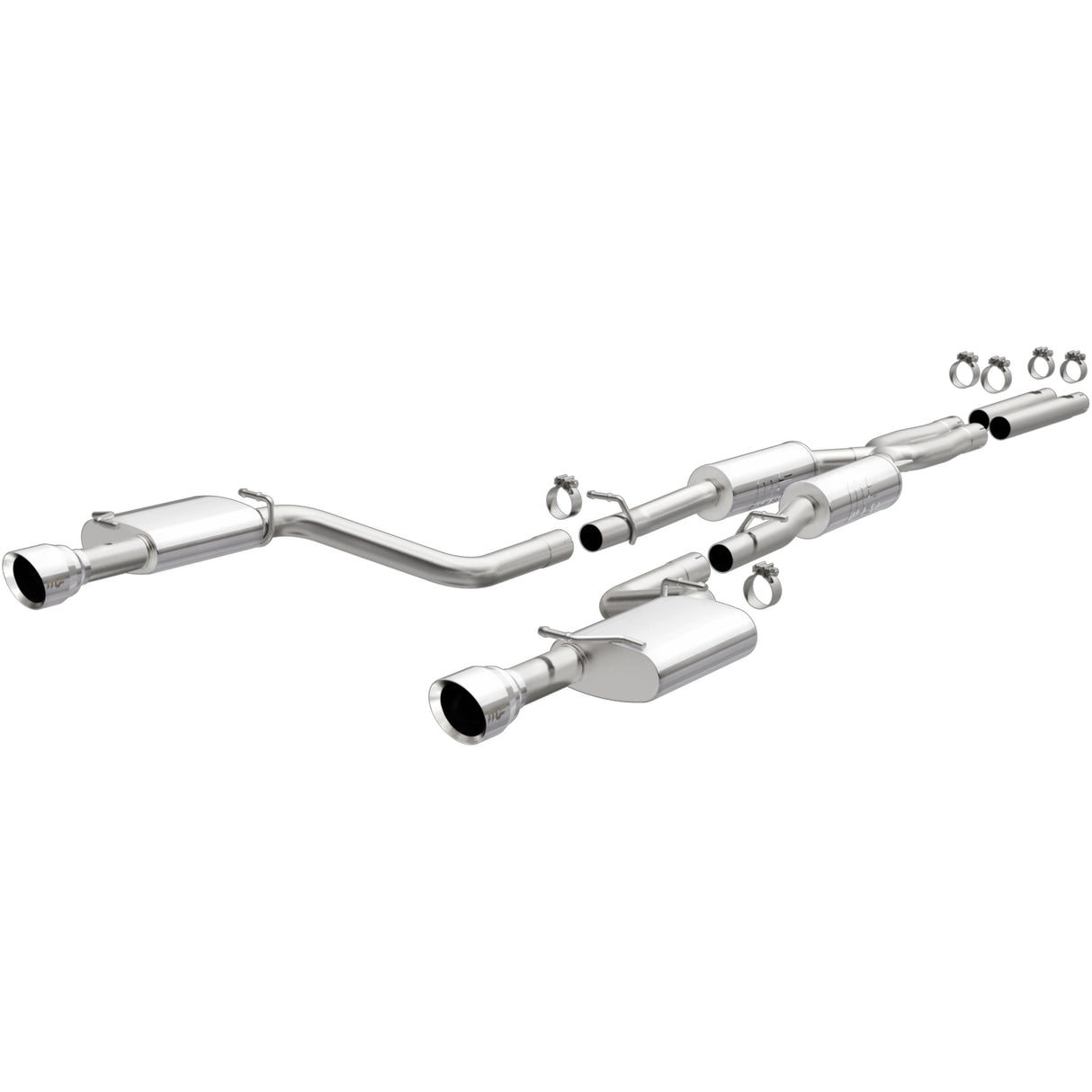 Street Series Stainless Cat-Back System MagnaFlow Exhaust Products Exhaust System Kit AXOPROS