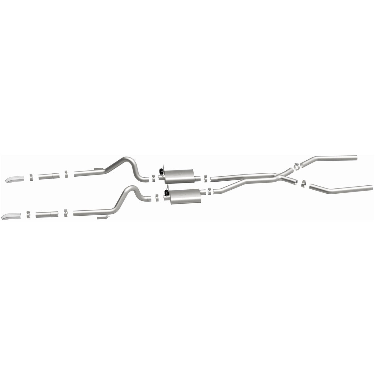 Street Series Stainless Crossmember-Back System MagnaFlow Exhaust Products Exhaust System Kit AXOPROS