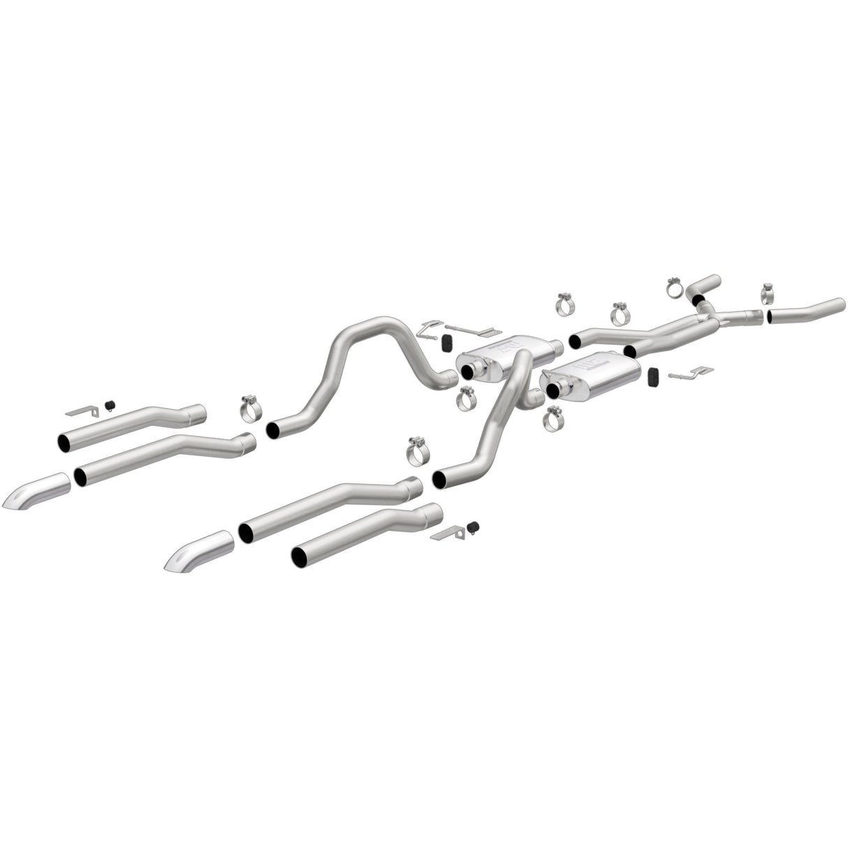 Street Series Stainless Crossmember-Back System MagnaFlow Exhaust Products Exhaust System Kit AXOPROS