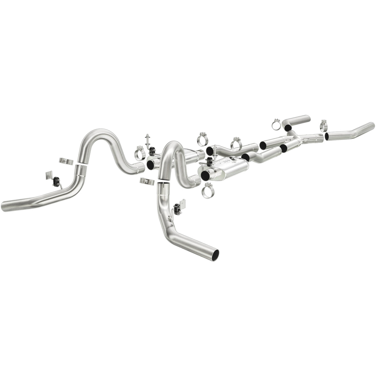 Street Series Stainless Crossmember-Back System MagnaFlow Exhaust Products Exhaust System Kit AXOPROS