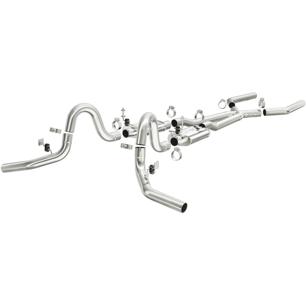 Street Series Stainless Crossmember-Back System MagnaFlow Exhaust Products Exhaust System Kit AXOPROS