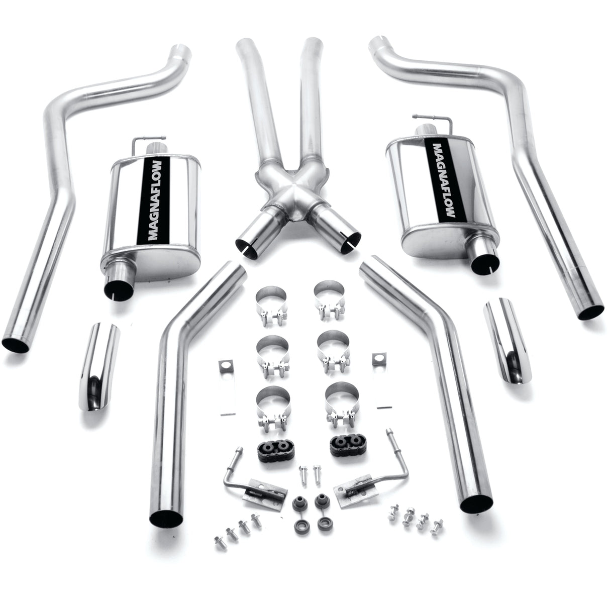 Street Series Stainless Crossmember-Back System MagnaFlow Exhaust Products Exhaust System Kit AXOPROS