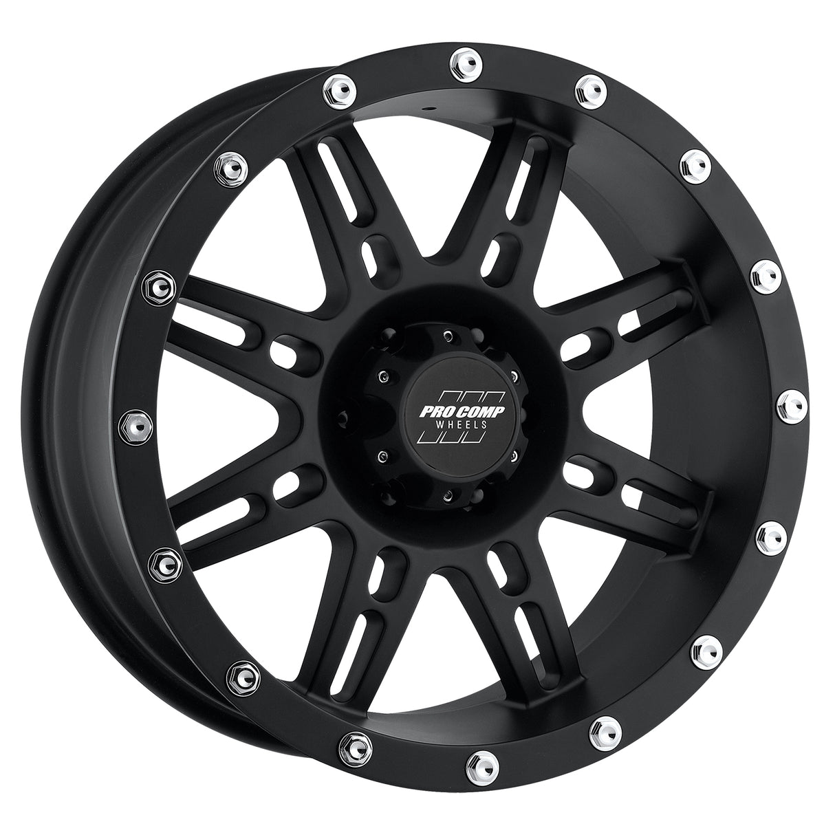 Stryker Matte Black 18x9 6x135 5BS Offset 0mm Cap P/N 703165500 Pro Comp Wheel  AXOPROS
